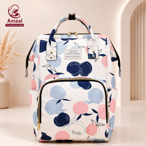 Cushion Series Floral Maternity &amp;amp;amp; Baby Diaper Backpack