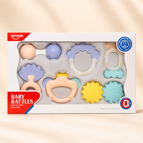 Baby Rattle Set – Soft Sensory Teething &amp;amp;amp; Learning Toys for Babies