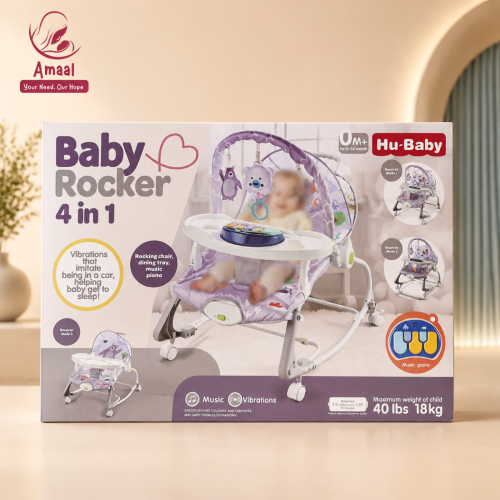 Hu-Baby 4 in 1 Baby Rocker