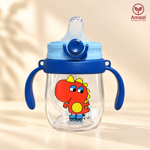 Slippy Cup Baby Straw Sippy Cup with Easy Grip Handles