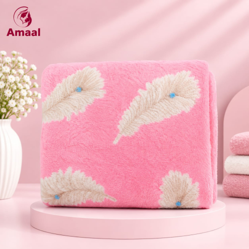 Kashful Printed Microfiber Absorbent Shower Bathing Towel