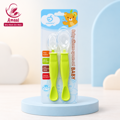 Baby Silicone Feeding Spoon 2 pcs