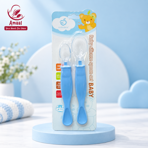Baby Silicone Feeding Spoon 2 pcs