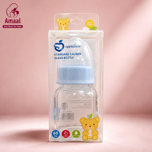 AppleBear Glass Feeding Bottle 60ml