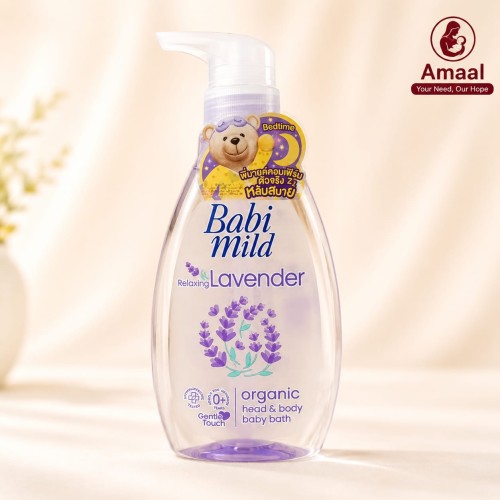Babi Mild Relaxing Lavender Organic Head &amp; Body Baby Bath