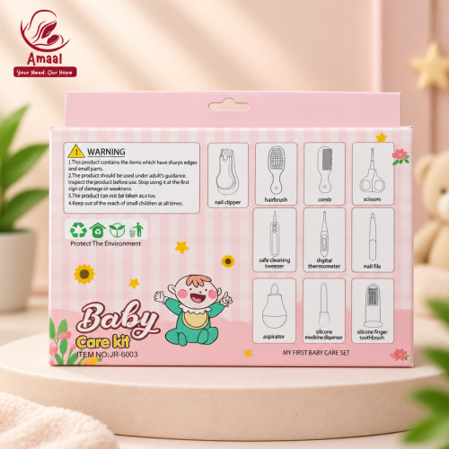 Baby Care Kit – 10-Piece Grooming &amp; Hygiene Set