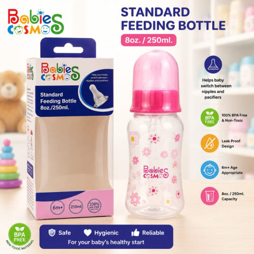 Babies Cosmos Standard Feeding Bottle 250ml