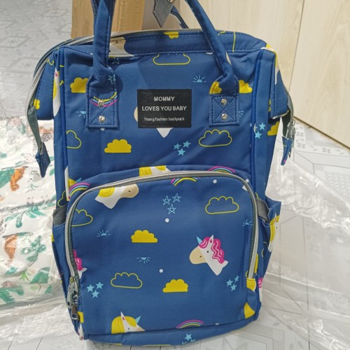 Cushion Series Floral Maternity and Baby Diaper Backpack