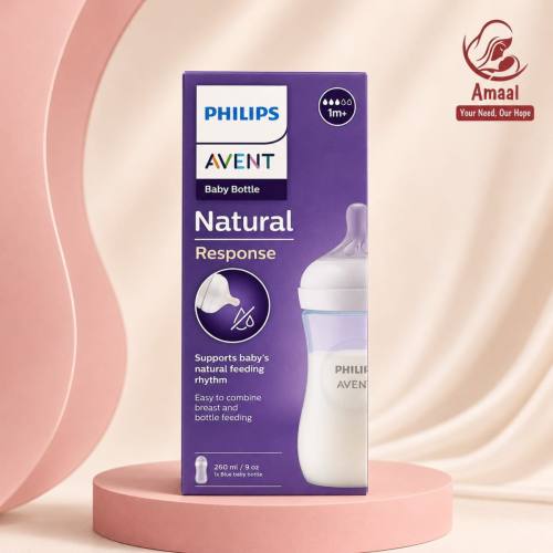 Philips Avent Natural Response Baby Feeding Bottle PP 260ml 1+m