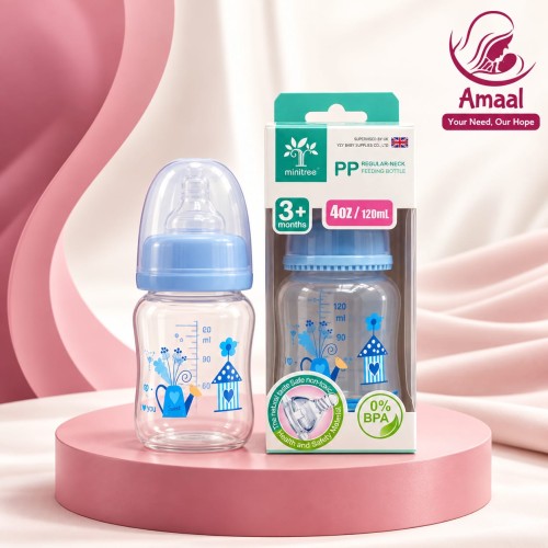 Minitree PP Regular Neck Feeding Bottle 120ml