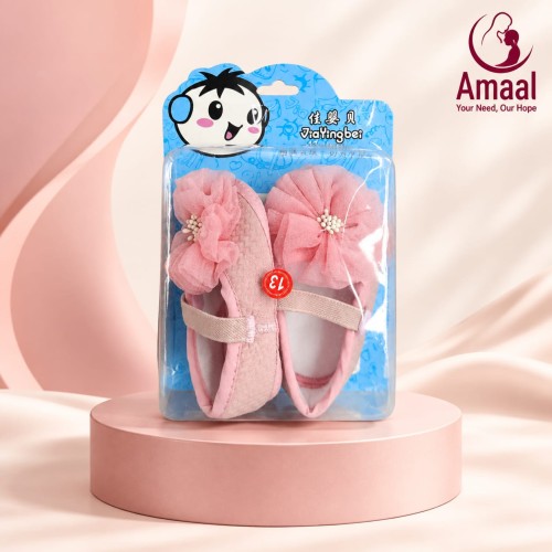 Baby Girls Flower Shoes – Soft Newborn Baby Shoes