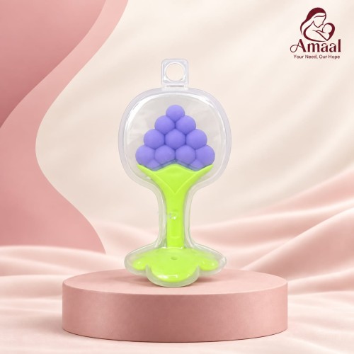 Baby Silicone Teether Toy – Soft Fruit Shape Teether