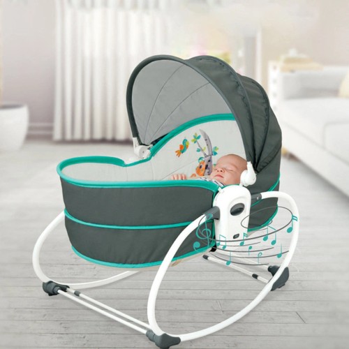 Mastela 5 in 1 Baby Rocker Bassinet – Multi Function Newborn Sleeping Cradle