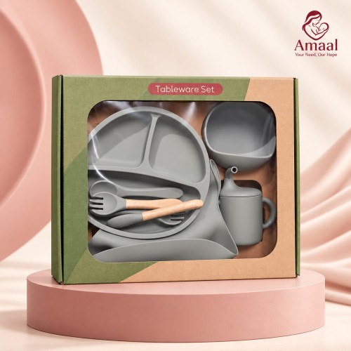 Baby Silicone Tableware Set – Complete Feeding Set
