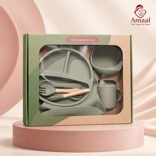 Baby Silicone Tableware Set – Complete Feeding Set
