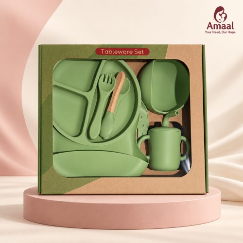 Baby Silicone Tableware Set – Complete Feeding Set
