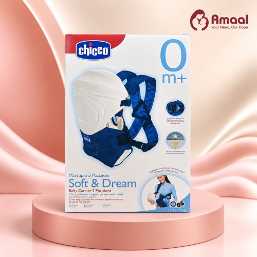 Chicco Soft &amp; Dream Baby Carrier – 3 Position Baby Carrier (0m+)