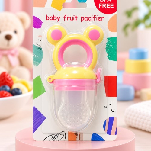 Baby Fruit Pacifier Feeder – BPA Free Silicone Food Feeder