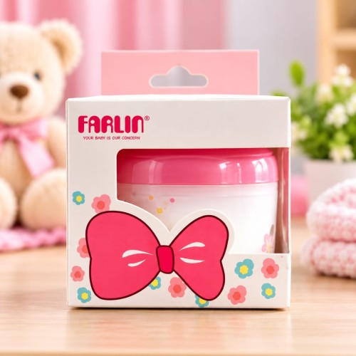 Farlin Baby Powder Puff with Case