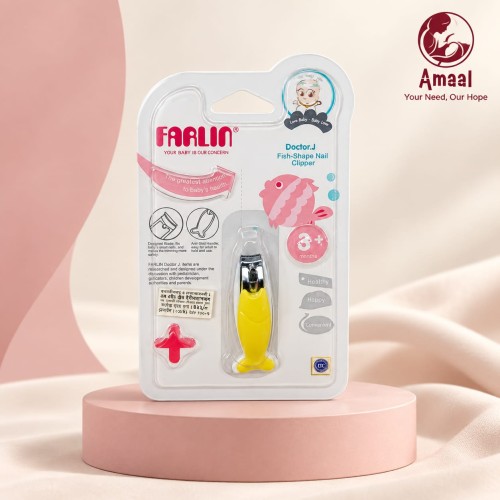 Farlin Doctor J. Fish-Shape Baby Nail Clipper – 3+ Months