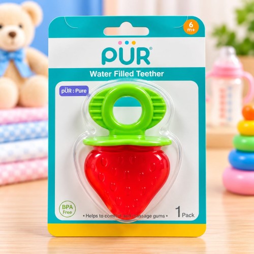 PUR Water Filled Baby Teether – 6+ Months