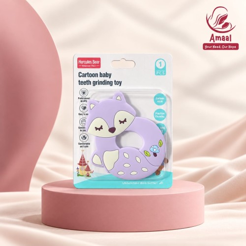 Hercules Bear Cartoon Baby Teether – Dinosaur Design BPA Free