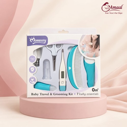 Momeasy Baby Travel and Grooming Kit – 7 Essential Care Items, 0M+