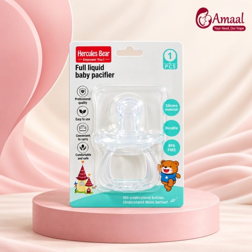 Hercules Bear Silicone Baby Pacifier – BPA Free, 1 PCS