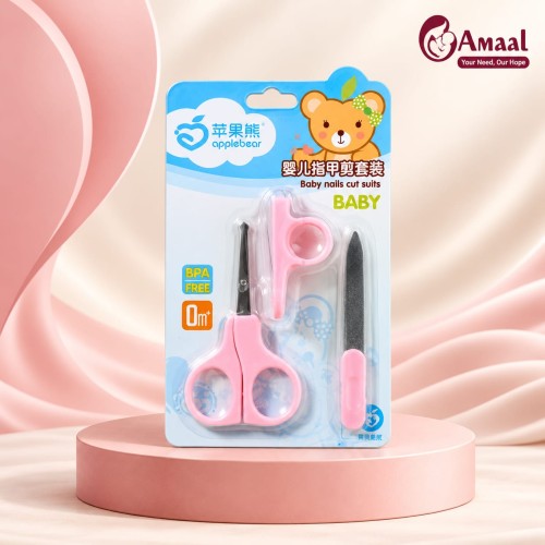 Applebear Baby Nail Care Set – 3 PCS, BPA Free, 0M+