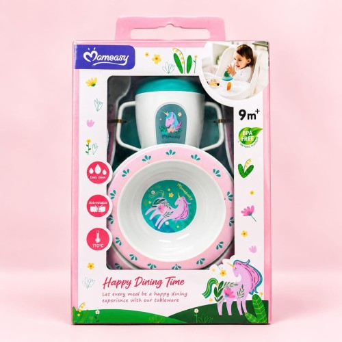 Momeasy Baby Dining Tableware Set – BPA Free, 9M+