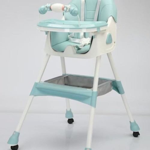 Baby Feeding High Chair with Wheels- E560
