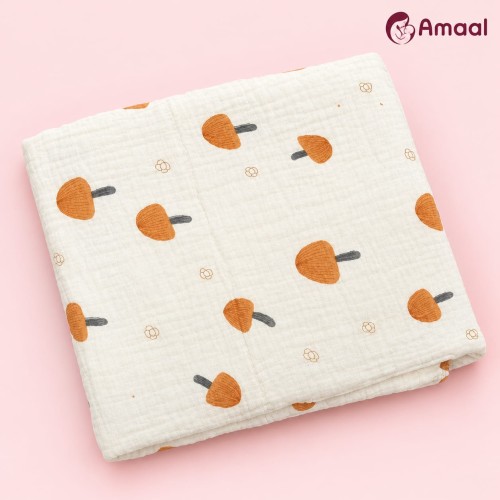 Double Muslin Cotton Swaddle - size 42/42 inc