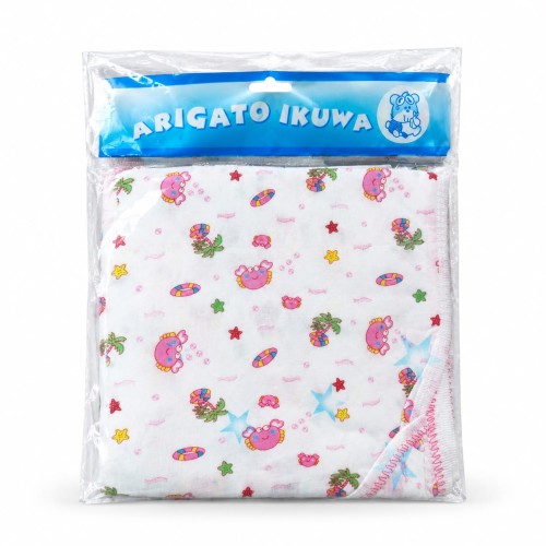 Arigato Ikuwa Baby Cotton Hooded Blanket