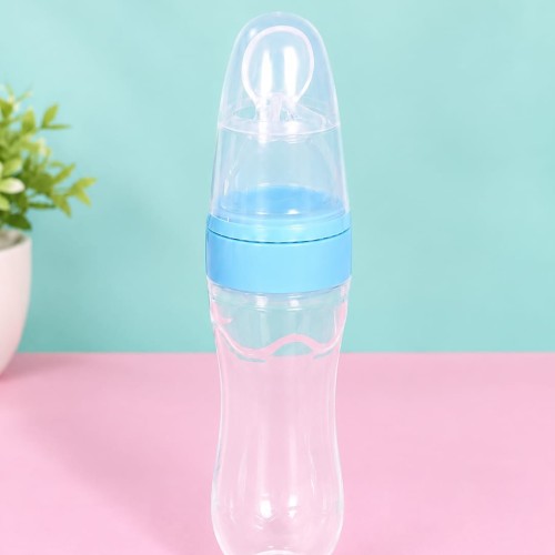 Silicone Feeding Spoon Bottle – Soft Silicone Baby Food Feeder