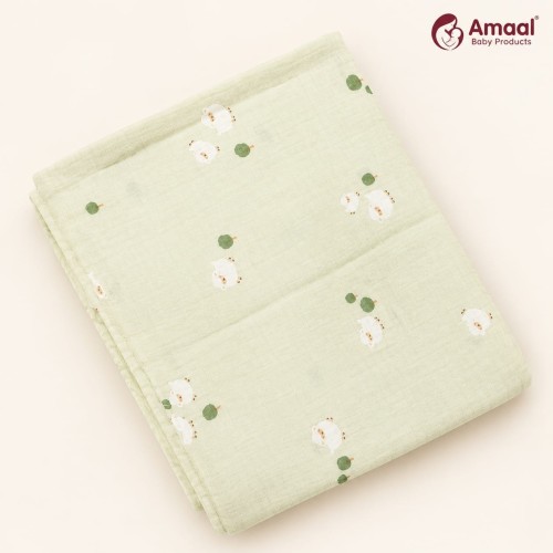Premium Single Layer Muslin Baby Swaddle