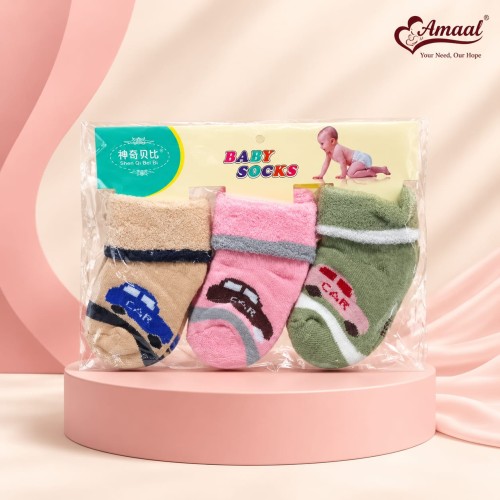 Baby Socks Set – (3 Pairs)