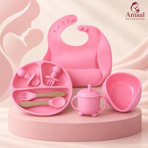 Baby Silicone Feeding Set