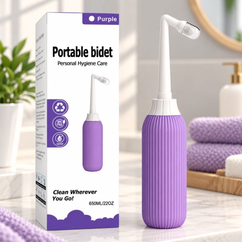 Portable Bidet Bottle 650ml – Personal Hygiene Care Travel Bidet