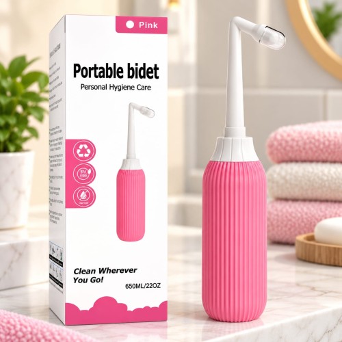 Portable Bidet Bottle 650ml – Personal Hygiene Care Travel Bidet