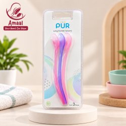 PUR Long Handle Baby Spoons – 3-Piece Set