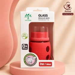Minitree Glass Regular-Neck Feeding Bottle (2oz / 60ml)