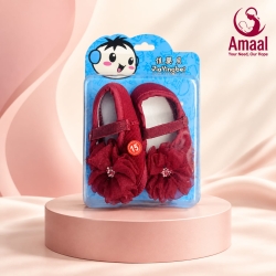 Baby Girls Flower Shoes – Soft Newborn Baby Shoes