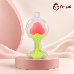 Baby Silicone Teether Toy – Soft Fruit Shape Teether