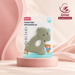Hercules Bear Cartoon Baby Teether – Dinosaur Design BPA Free