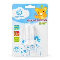 AppleBear Finger Baby Teeth Brush (Liquid Silicone)