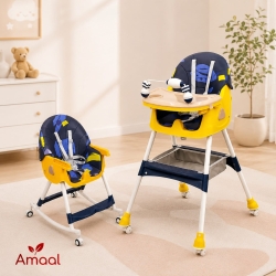 Multifunctional Baby High Chair and Rocking Chair