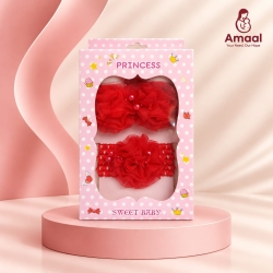 Baby Girl Princess Floral Headband Set