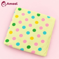 remium Soft Baby Towel – Colorful Polka Dot Design | 28×56 Inches