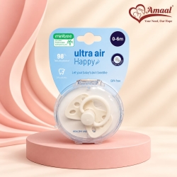 Minitree Ultra Air Happy Baby Pacifier – off white