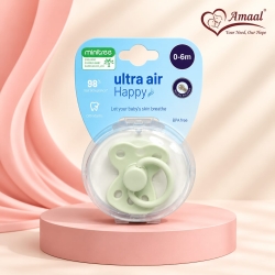 Minitree Ultra Air Happy Baby Pacifier BPA-Free - green